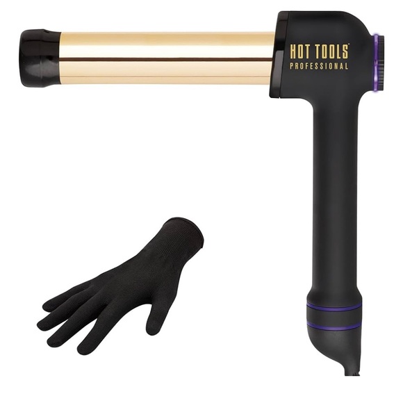 Hot Tools Professional 24k Gold 1 1/4" CURLBAR and hairdryer - Picture 2 of 6